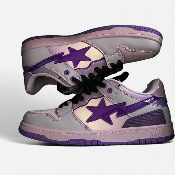 A Bhating Ape Bape SK8 Sta purple - size 11 - Picture 3 of 8